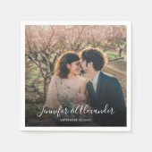 Creëer je eigen trouwe fotobruiloft servet (Voorkant)