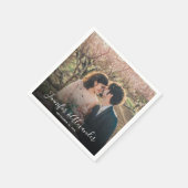 Creëer je eigen trouwe fotobruiloft servet (Hoek)