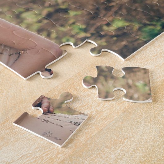 Creëer je eigen trouwfoto legpuzzel (Zijkant)