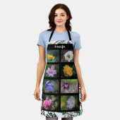 Creëer je eigen tuinbloemen foto collage schort (Gedragen)