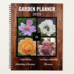 Creëer je eigen tuinfoto planner<br><div class="desc">Creëer je eigen tuinfotoplanner. U kunt het personaliseren en uw eigen foto's aan de voorzijde toevoegen, uw monogram, tekst en jaar toevoegen.</div>