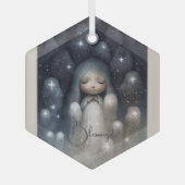 Creëer Je eigen Twinkling Star Fairy Glas Ornament (Voorkant)