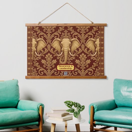 Creëer Je Eigen Uiteindelijke Luxe Kenmerk Mara Gl Hangend Wandkleed (Woonkamer)