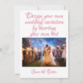 Creëer | Je eigen uitnodiging voor bruiloft person (Voorkant)