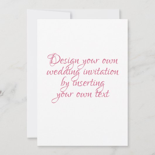 Creëer | Je eigen uitnodiging voor bruiloft person (Achterkant)