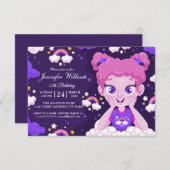 Creëer je eigen uitnodiging voor speciale meisjes (Voorkant / Achterkant)