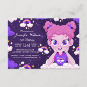 Creëer je eigen uitnodiging voor speciale meisjes (Voorkant)