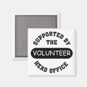 Creëer je eigen unieke cadeau van je vrijwilligers magneet (Voorkant / Achterkant)