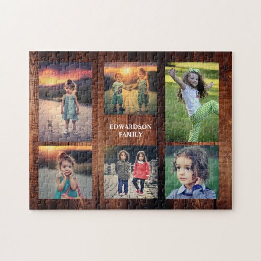 Creëer je eigen unieke familiefilm legpuzzel (Horizontaal)