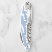 Creëer je eigen unieke van een soort gepersonalise kurkentrekker (Achterkant)