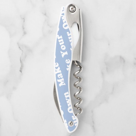 Creëer je eigen unieke van een soort gepersonalise kurkentrekker (Achterkant)