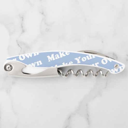 Creëer je eigen unieke van een soort gepersonalise kurkentrekker (Voorkant)