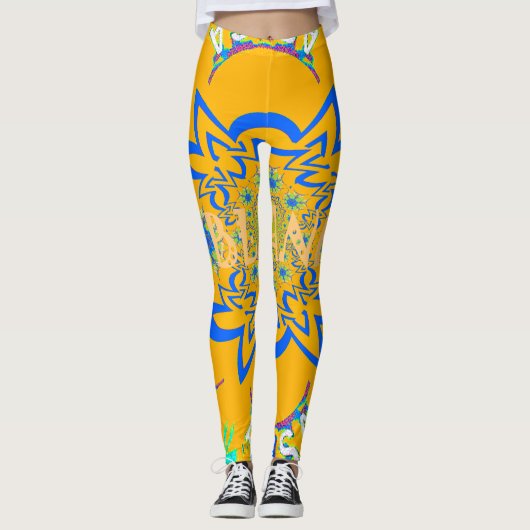 Creëer je eigen Urban Street danspatroon ontwerp Leggings (Voorkant)