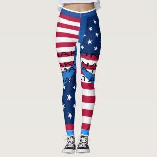 Creëer je eigen USA Hakuna Matata over druk Leggings