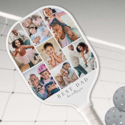 Creëer je eigen vader foto pickleball paddle