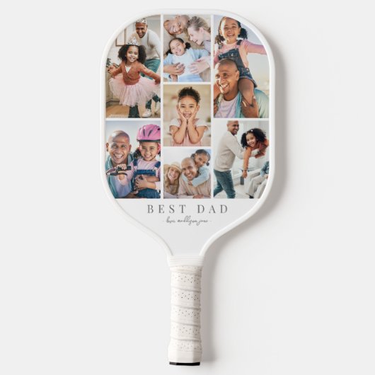 Creëer je eigen vader foto pickleball paddle (Achterkant)