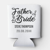 Creëer Je eigen vader van de bruid Blikjeskoeler (Achterkant)