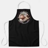 Creëer Je eigen Vaderdag beste vader ooit foto Schort (Voorkant)