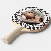 Creëer Je eigen Vaderdag beste vader ooit foto Tafeltennisbatje (Voorkant Gekanteld)