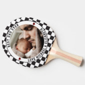 Creëer Je eigen Vaderdag beste vader ooit foto Tafeltennisbatje (Zijkant)