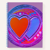 Creëer je eigen Verblijf Veilige Liefde Alle spira Notitieboek (Voorkant)