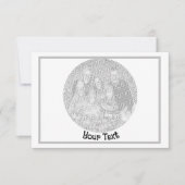 Creëer Je eigen verjaardag Dank je wel Bedankkaart (Voorkant)