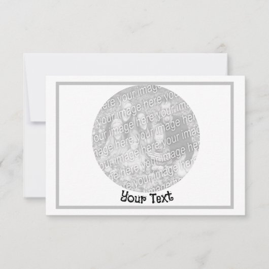 Creëer Je eigen verjaardag Dank je wel Bedankkaart (Voorkant)