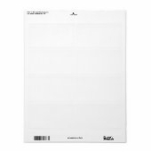 Creëer je eigen verzendlabels etiket (Full Sheet)