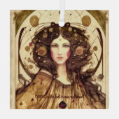 Creëer je eigen Victoriaans heks Glas Ornament (Achterkant)