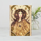 Creëer je eigen Victoriaans heks Kaart (Staand voorkant)