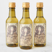 Creëer je eigen Victoriaans heks Wijn Etiket (Flessen)