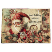 Creëer je eigen Victoriaans kerstgnoom Groot Cadeauzakje (Voorkant)