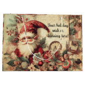 Creëer je eigen Victoriaans kerstgnoom Groot Cadeauzakje (Achterkant)