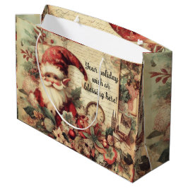 Creëer je eigen Victoriaans kerstgnoom Groot Cadeauzakje