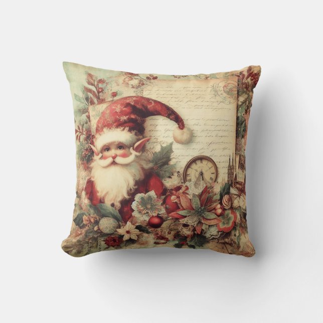 Creëer je eigen Victoriaans kerstgnoom Kussen (Voorkant)