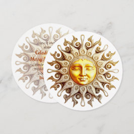 Creëer Je eigen Victoriaans Steampunk Golden Sun Kaart