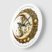 Creëer Je eigen Victoriaans Steampunk Moon Goddess Grote Klok (Hoek)