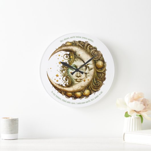 Creëer Je eigen Victoriaans Steampunk Moon Goddess Grote Klok (Huis)