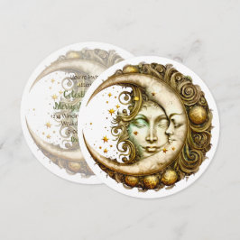 Creëer Je eigen Victoriaans Steampunk Moon Goddess Kaart
