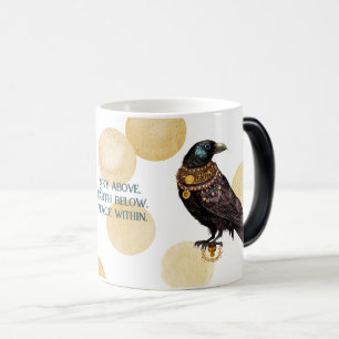 Creëer Je eigen Victoriaans Steampunk Raven Magische Mok