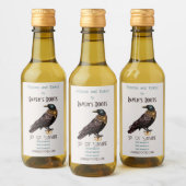 Creëer Je eigen Victoriaans Steampunk Raven Wijn Etiket (Flessen)