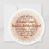 Creëer je eigen Victoriaans zonnegodin Kaart (Achterkant)