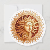 Creëer je eigen Victoriaans zonnegodin Kaart (Voorkant)