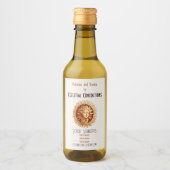 Creëer je eigen Victoriaans zonnegodin Wijn Etiket (Voorkant)