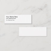 Creëer Je eigen Visitekaartje (Voorkant / Achterkant)