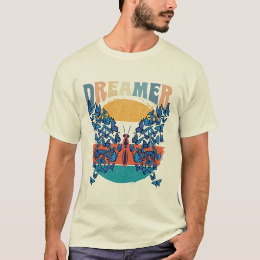 Creëer Je eigen vlinderdromer T-shirt (Voorkant)