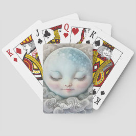 Creëer Je eigen vredige slaapmaan Pokerkaarten