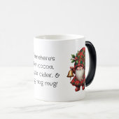 Creëer je eigen vrolijke kerstgeplakte gnoom magische mok (Voorkant rechts)