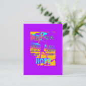 Creëer je eigen VS hopen dat we sterker met elkaar Briefkaart (Staand voorkant)