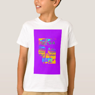 Creëer je eigen VS hopen dat we sterker met elkaar T-shirt